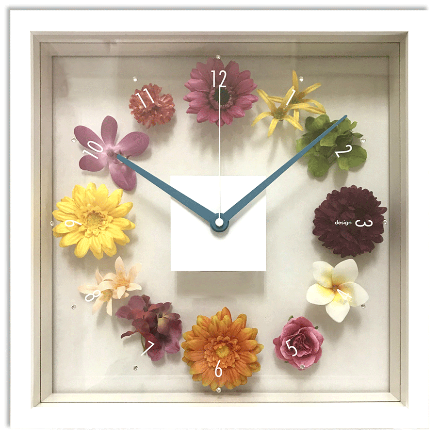 CDC-51964 Design Clock Hana tokei|伸和 ジェントルエイジギャラリー